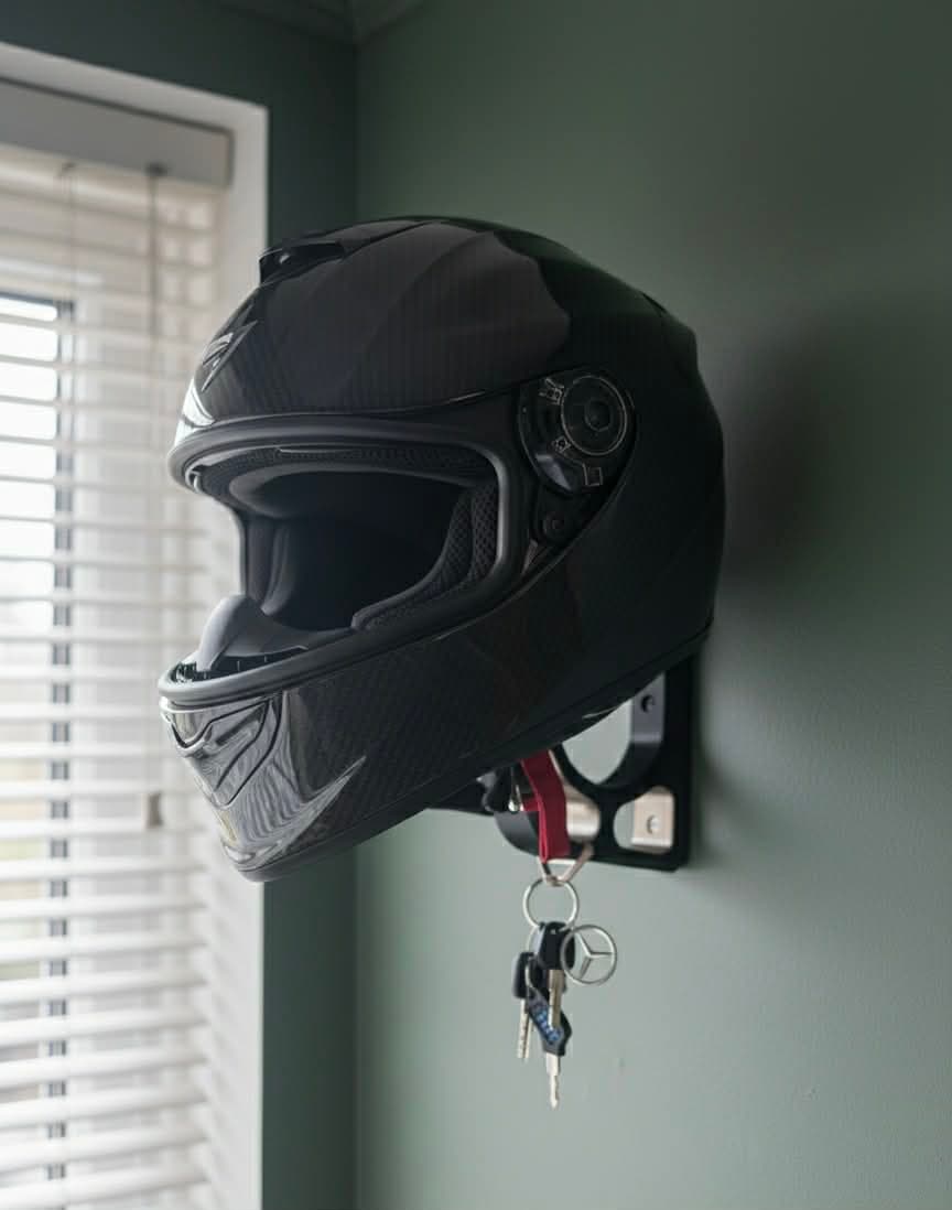 Wall Mount for Motorcycle Helmets